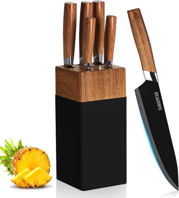 Knife Set With Storage Block 5 Pcs