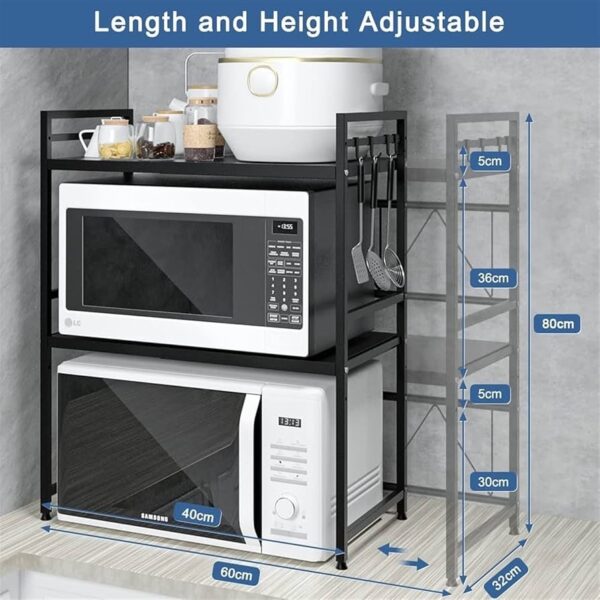 Adjustable Microwave Oven Rack