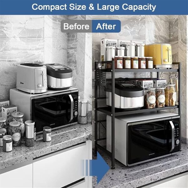 Adjustable Microwave Rack