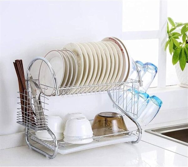 2Layer Stainless Steel Dish Rack