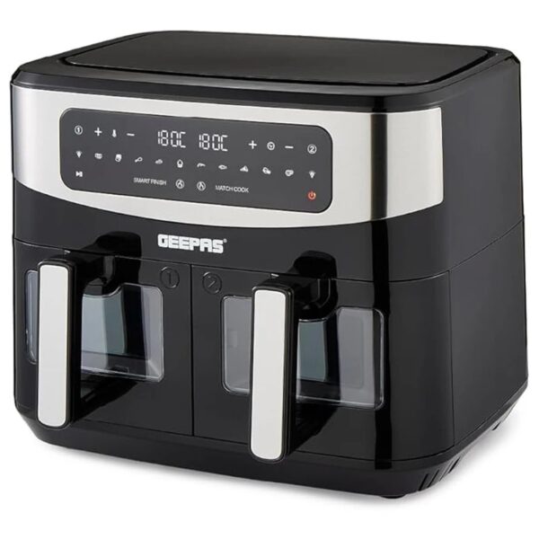 Geepas 9L Dual Basket Digital Air Fryer