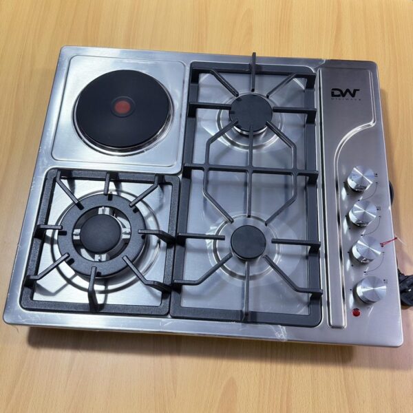 Digiwave 60Cm 3 Gas + 1 Electric Built-In Hob