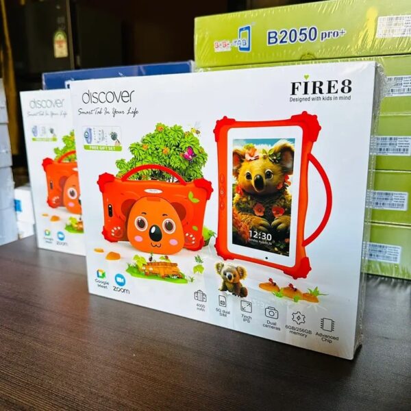 Discover Fire 8 7inch 6GB RAM 256 ROM Kids Educational Tablet