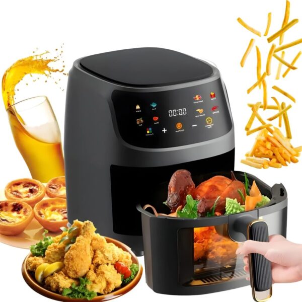 Silver Crest Air Fryer 8 Liter – Digital Oil-Less Air Fryer